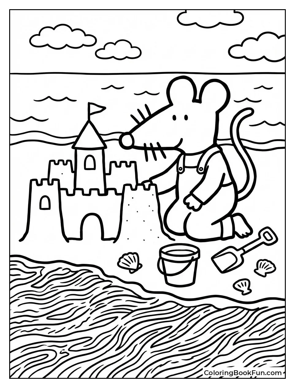 Maisy Shapes Sandcastle Beach