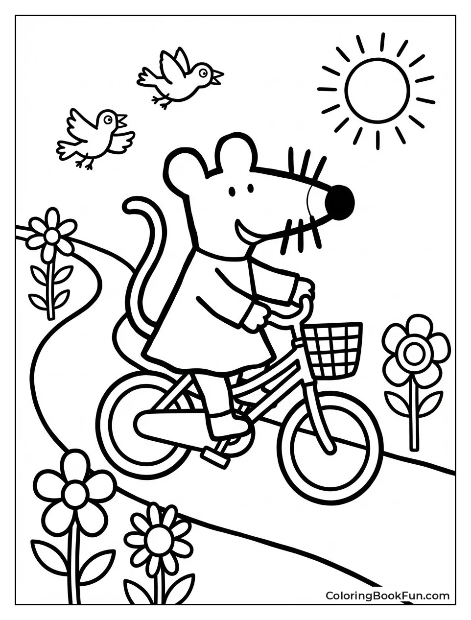 Maisy Rides Sunny Path