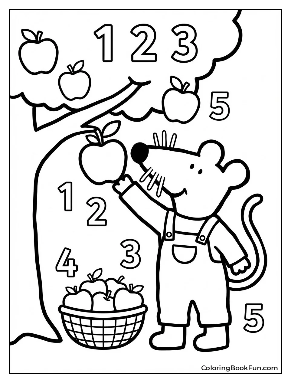 Maisy Counts Red Apples