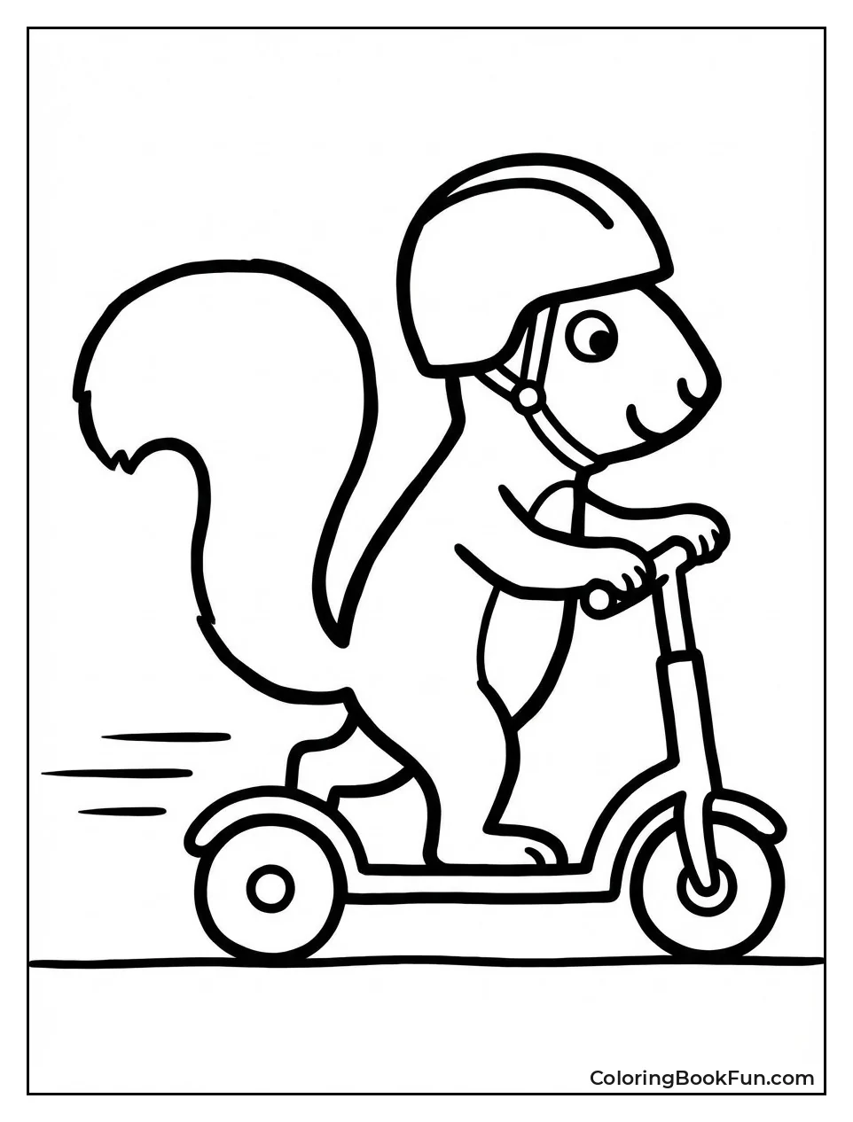 Cyril Zooms on Scooter