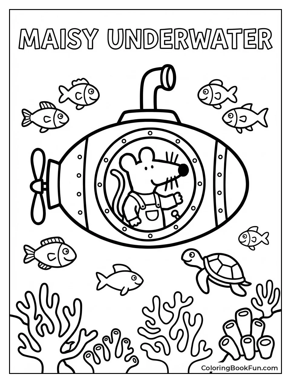 Maisy Dives with Fish