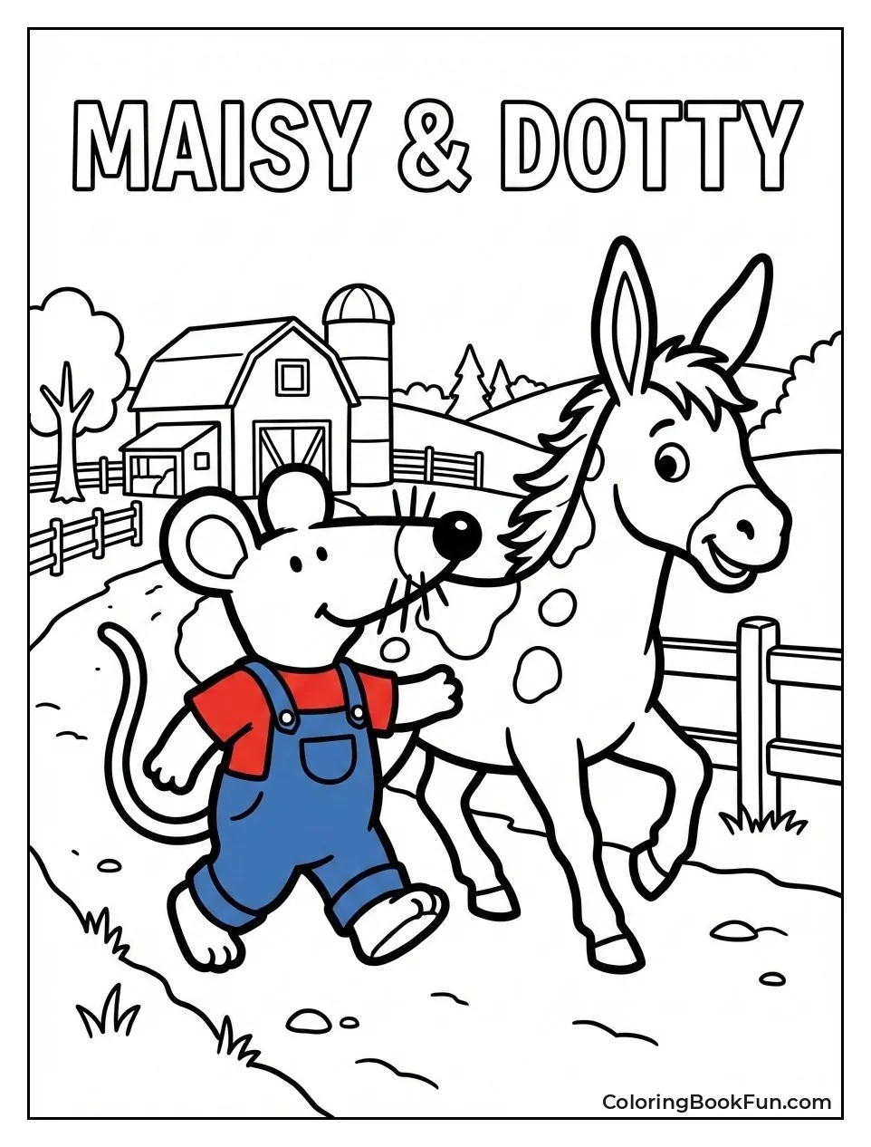 Dotty Donkey Trots Along