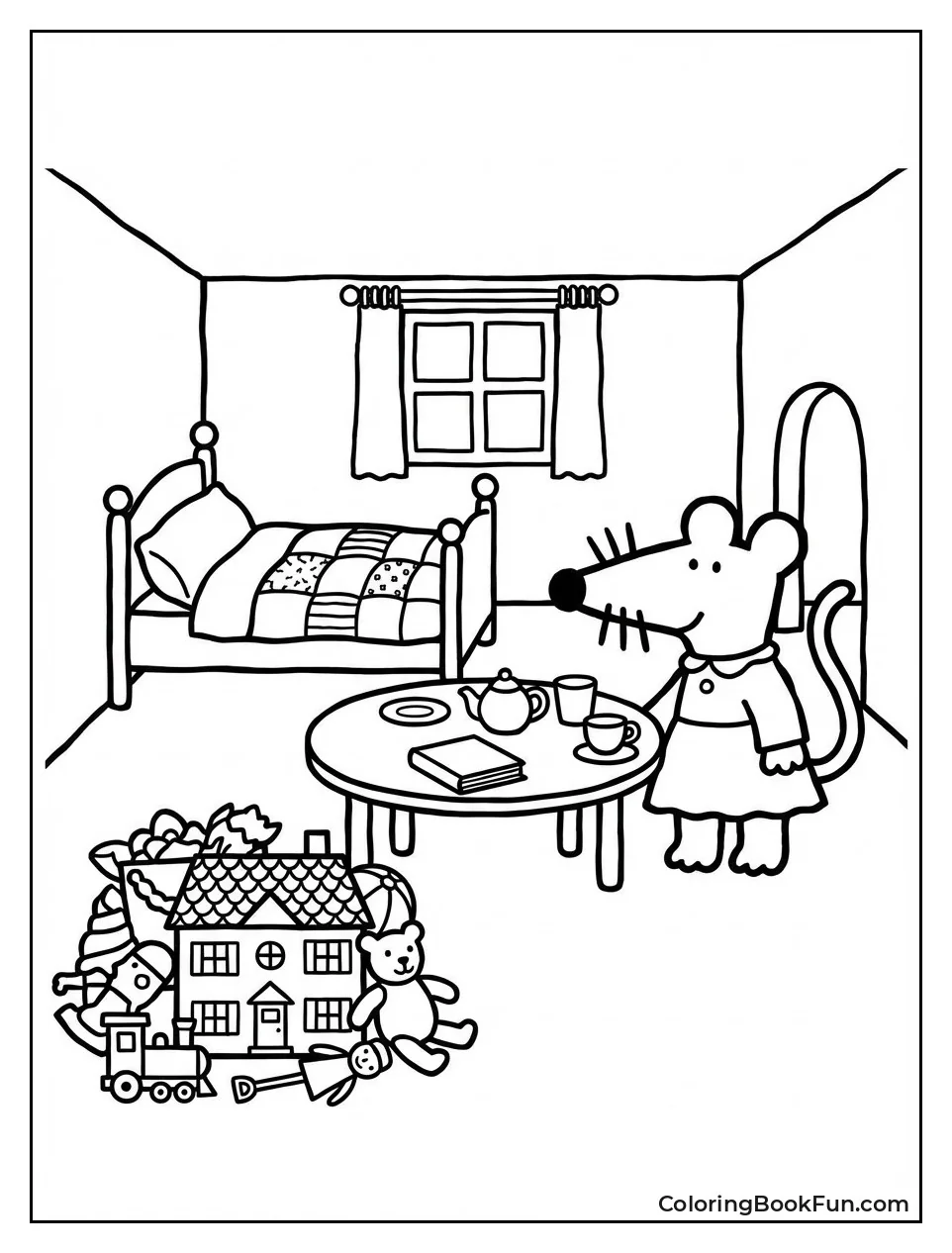 Maisy Cozy House Inside