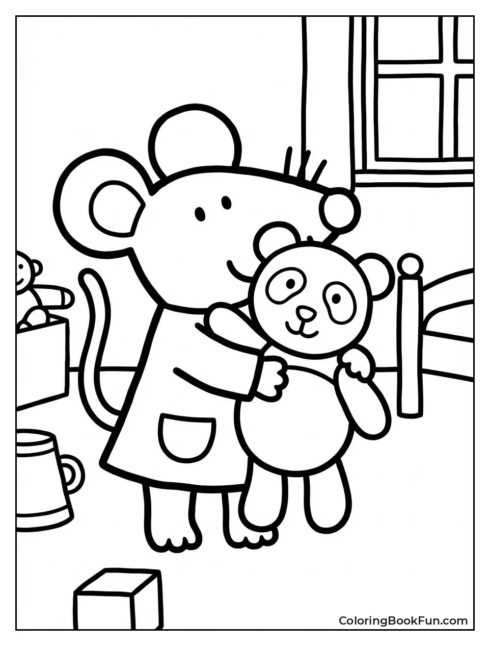 Maisy Hugs Soft Panda