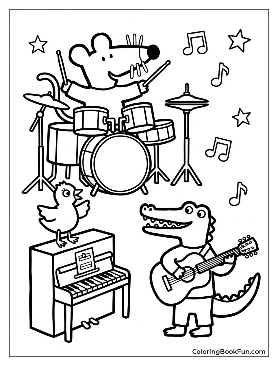 Maisy Drums with Band