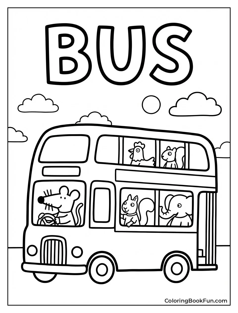 Maisy Drives Red Bus