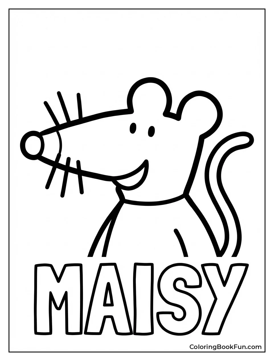 Smiling Maisy Close-Up