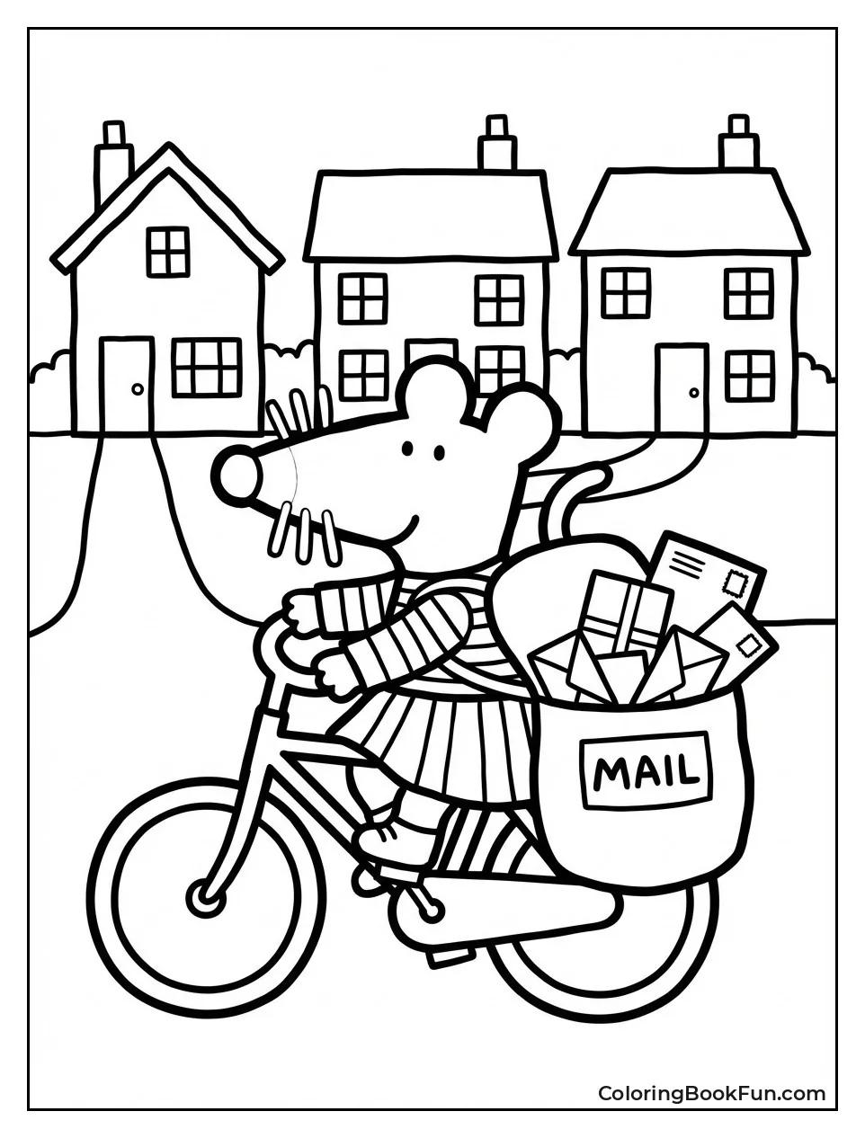 Maisy Delivers Mail Bag