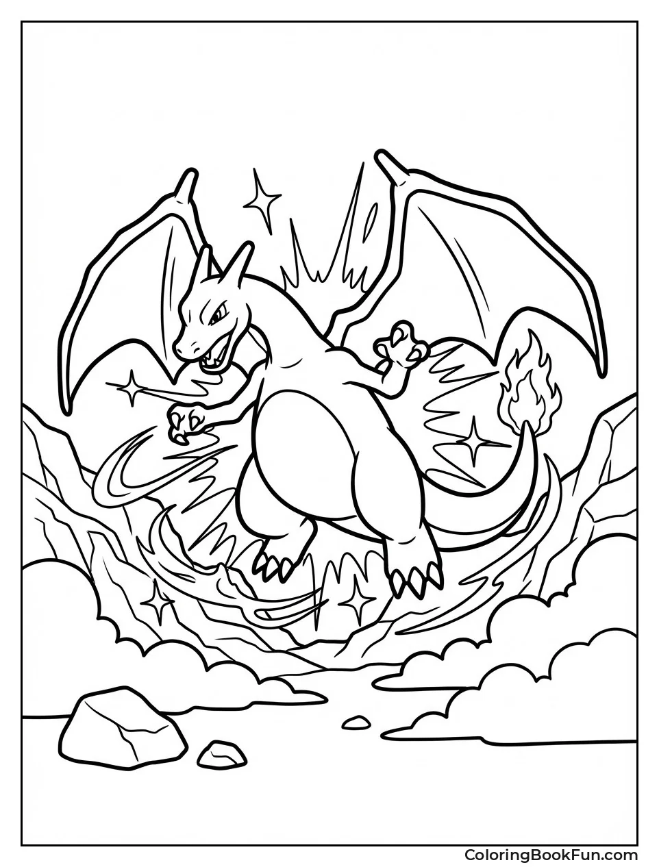 Legendary Charizard Glows