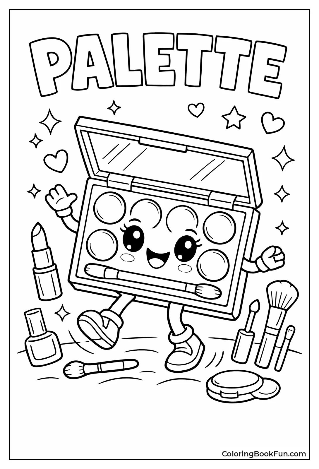 Dancing Cute Palette Face