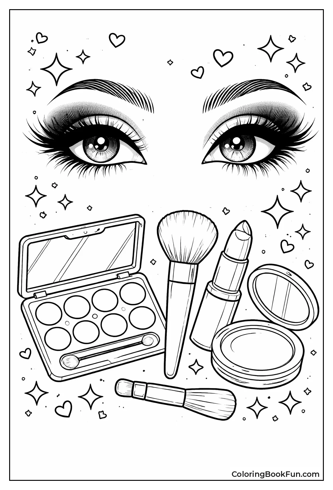 Smoky Glam Eyes Closeup