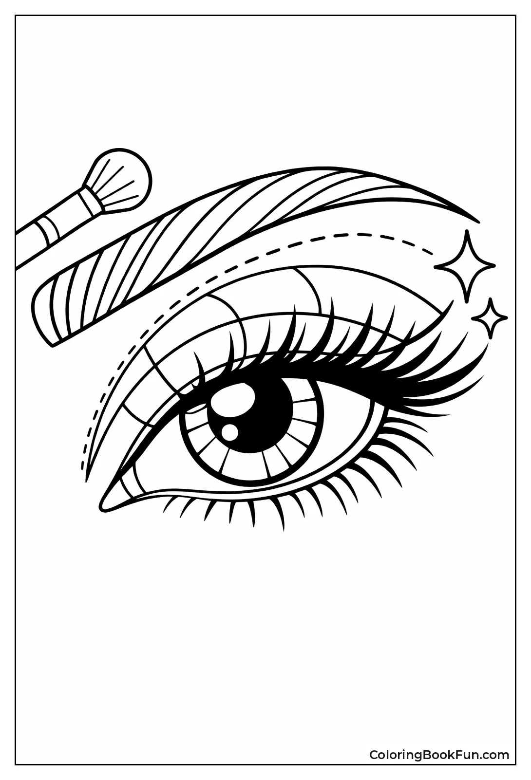 Detailed Eye with Lashes