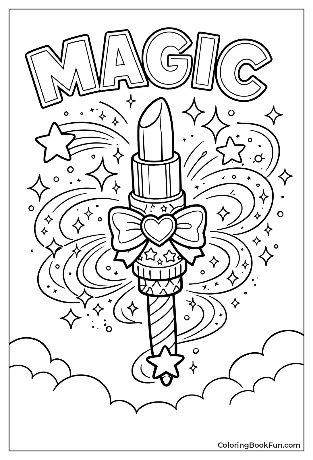 Sparkling Lipstick Fairy Wand