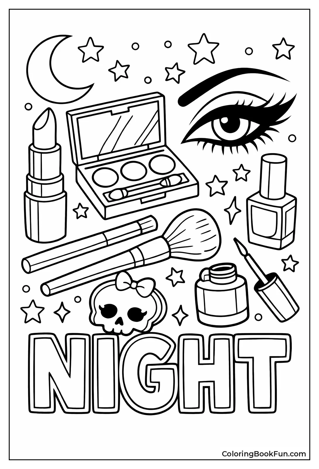 Starry Night Glamour Makeup