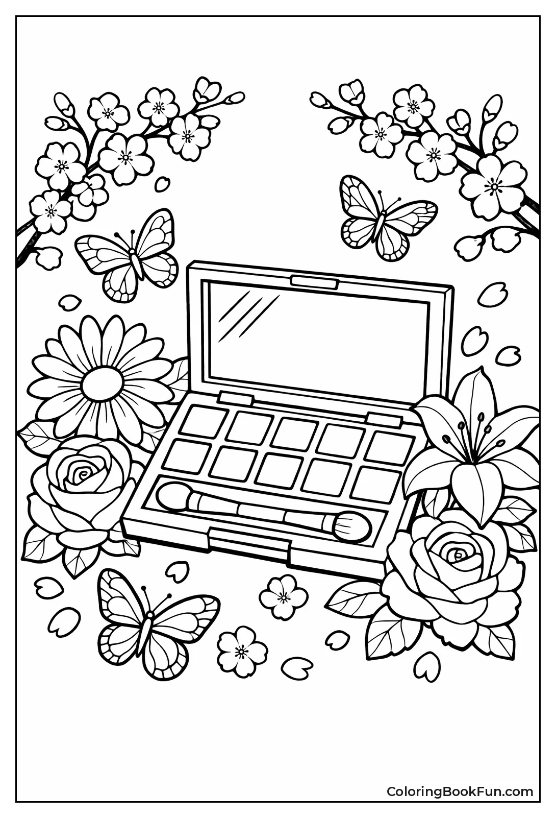 Floral Spring Eyeshadow Palette