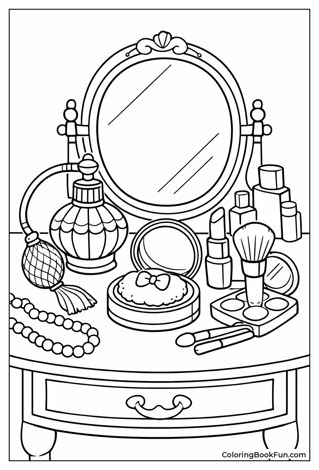 Vintage 1920s Flapper Vanity