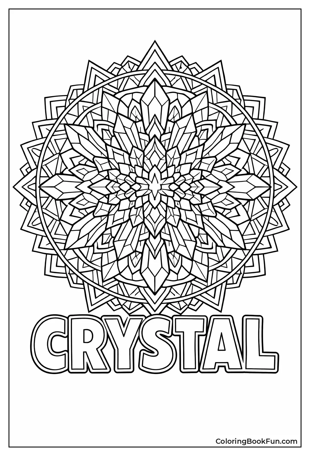 Faceted Crystals Layer Deeply
