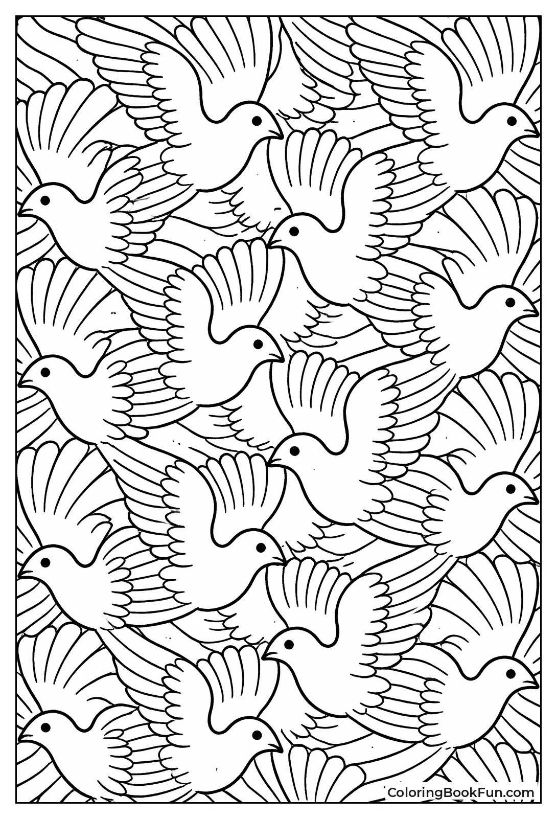 Birds Interlock Escher Style