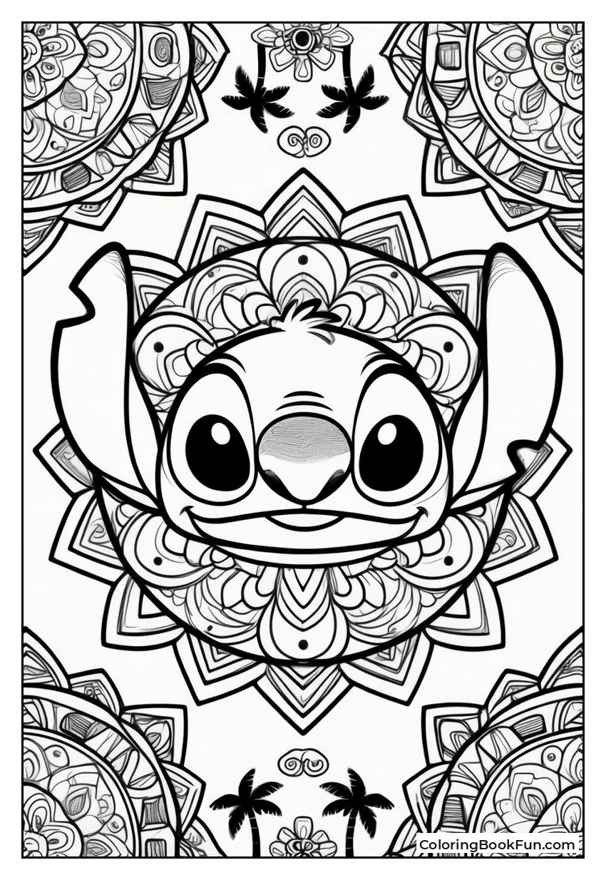 Mandala Features Lilo and Stitch