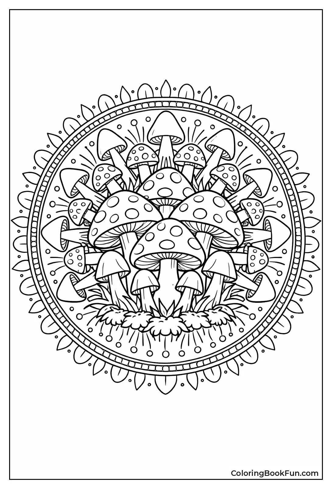 Mushrooms Ring Fairies In