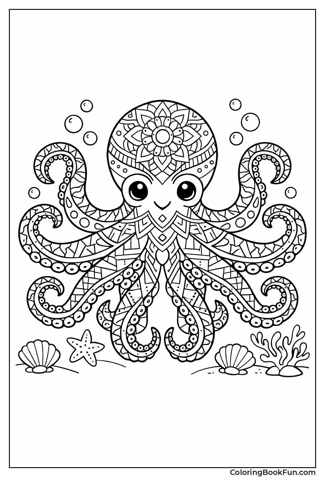 Mandala Octopus Design