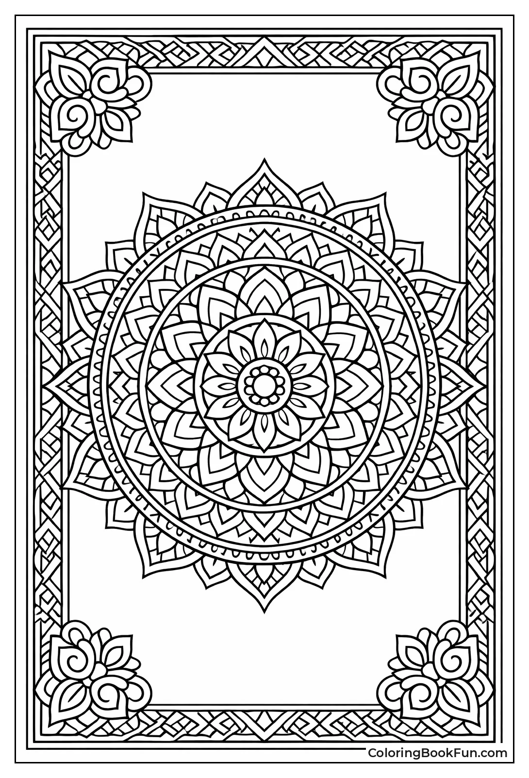 Fancy Border Frames Center