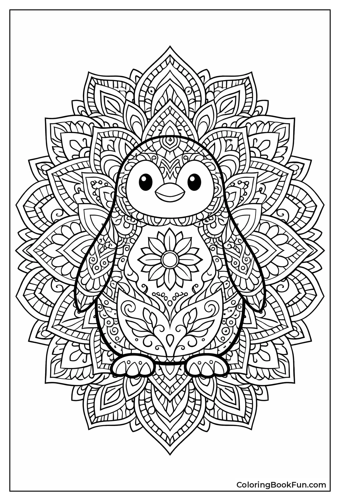Mandala Penguin Design