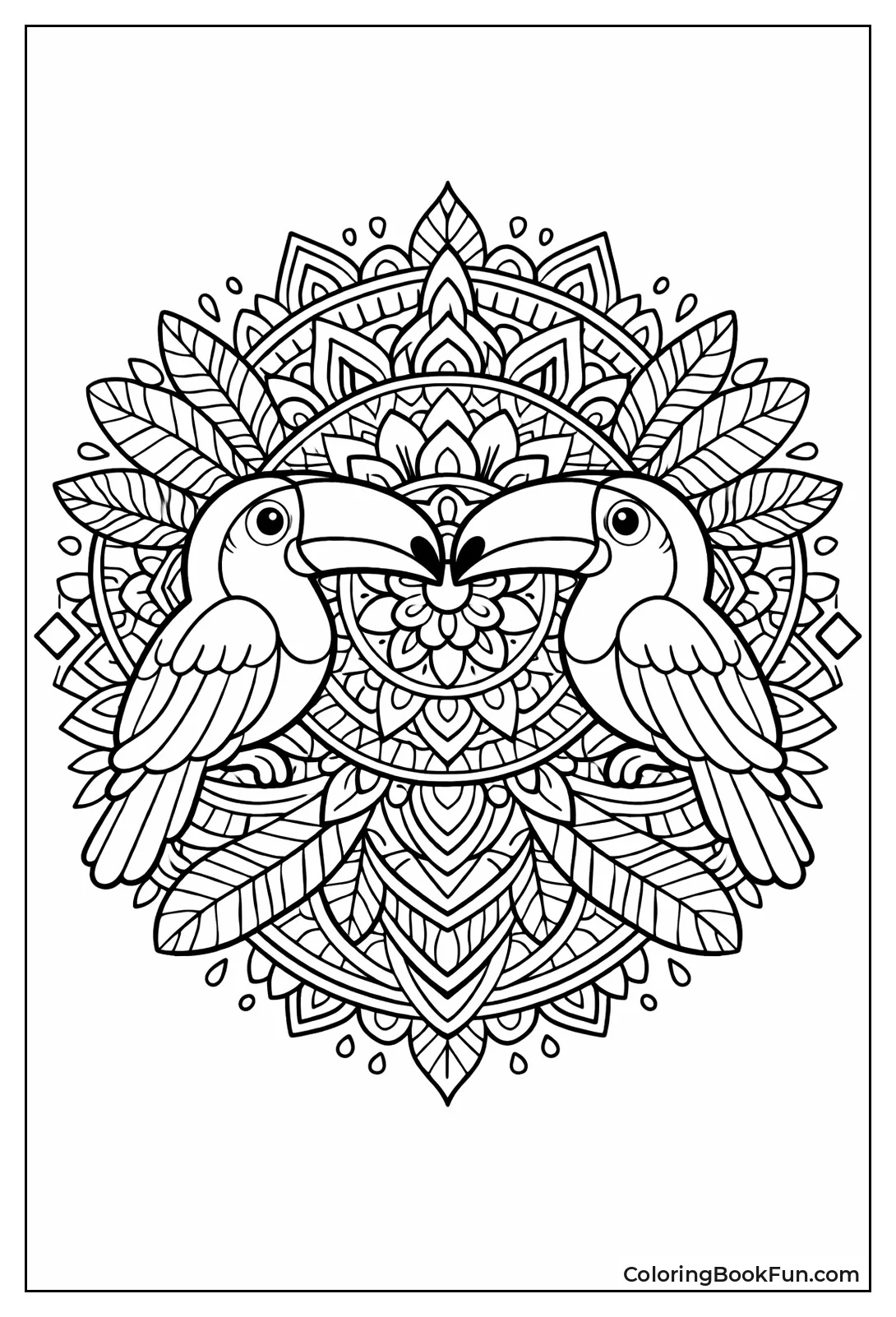 Mandala Toucan Design