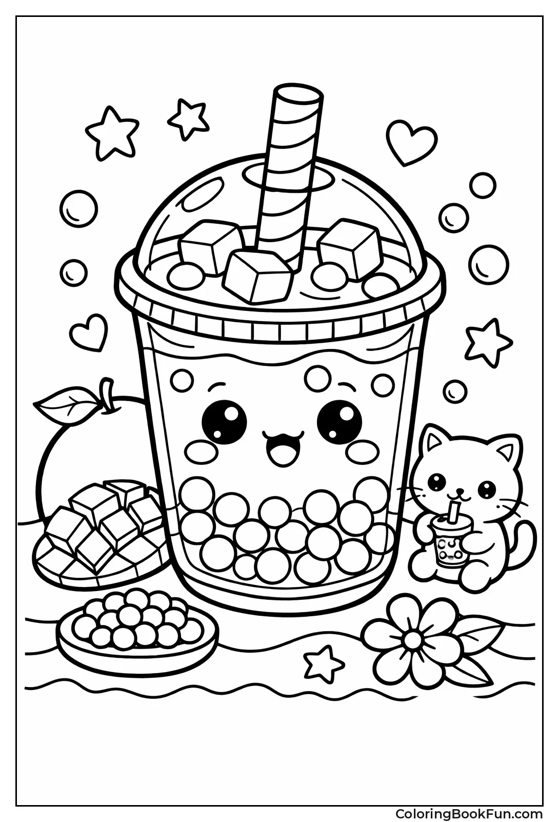 Mango Boba with Chunks