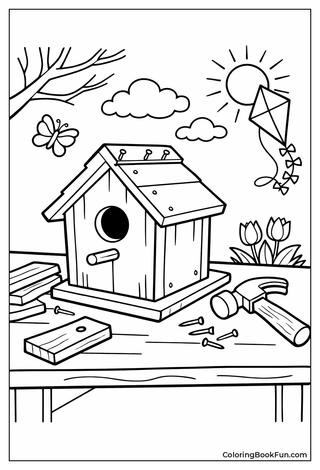 Build Birdhouse on Workbench