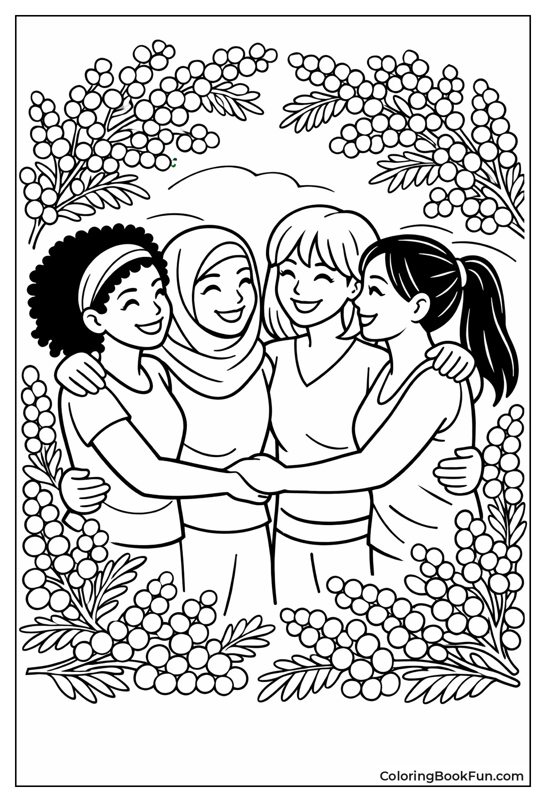 Women Circle with Mimosas