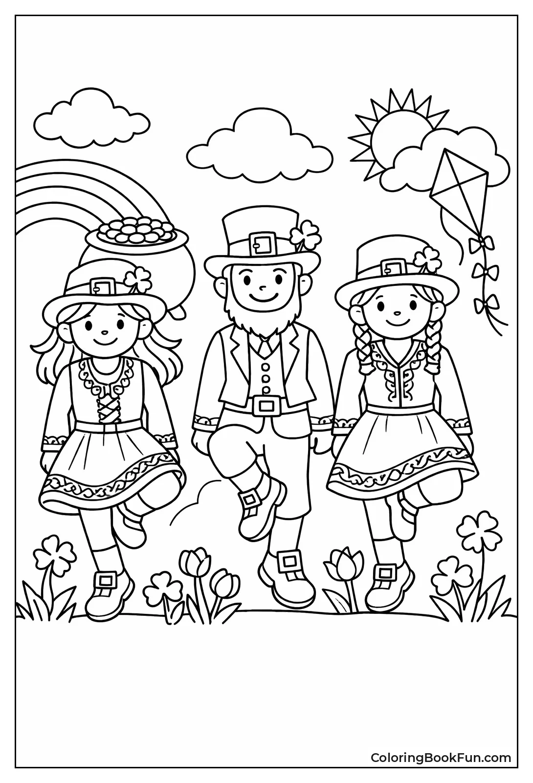 Irish Dancers Do Jig