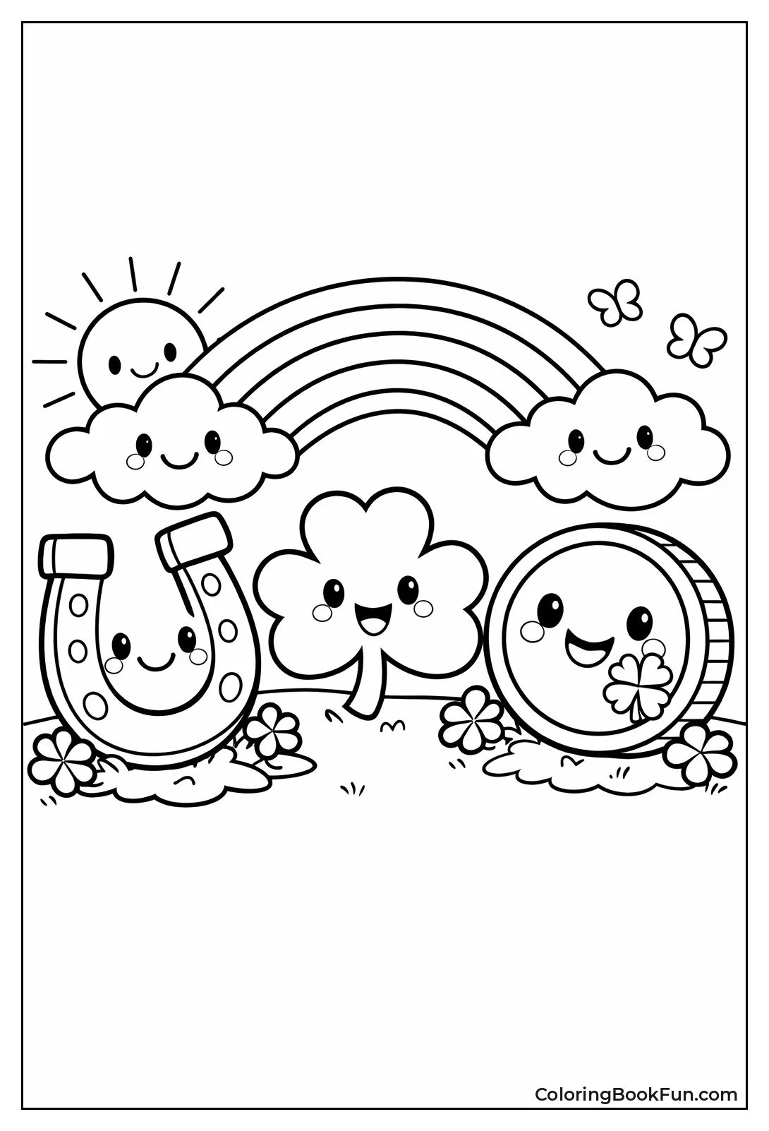 Kawaii Charms Smile Happily