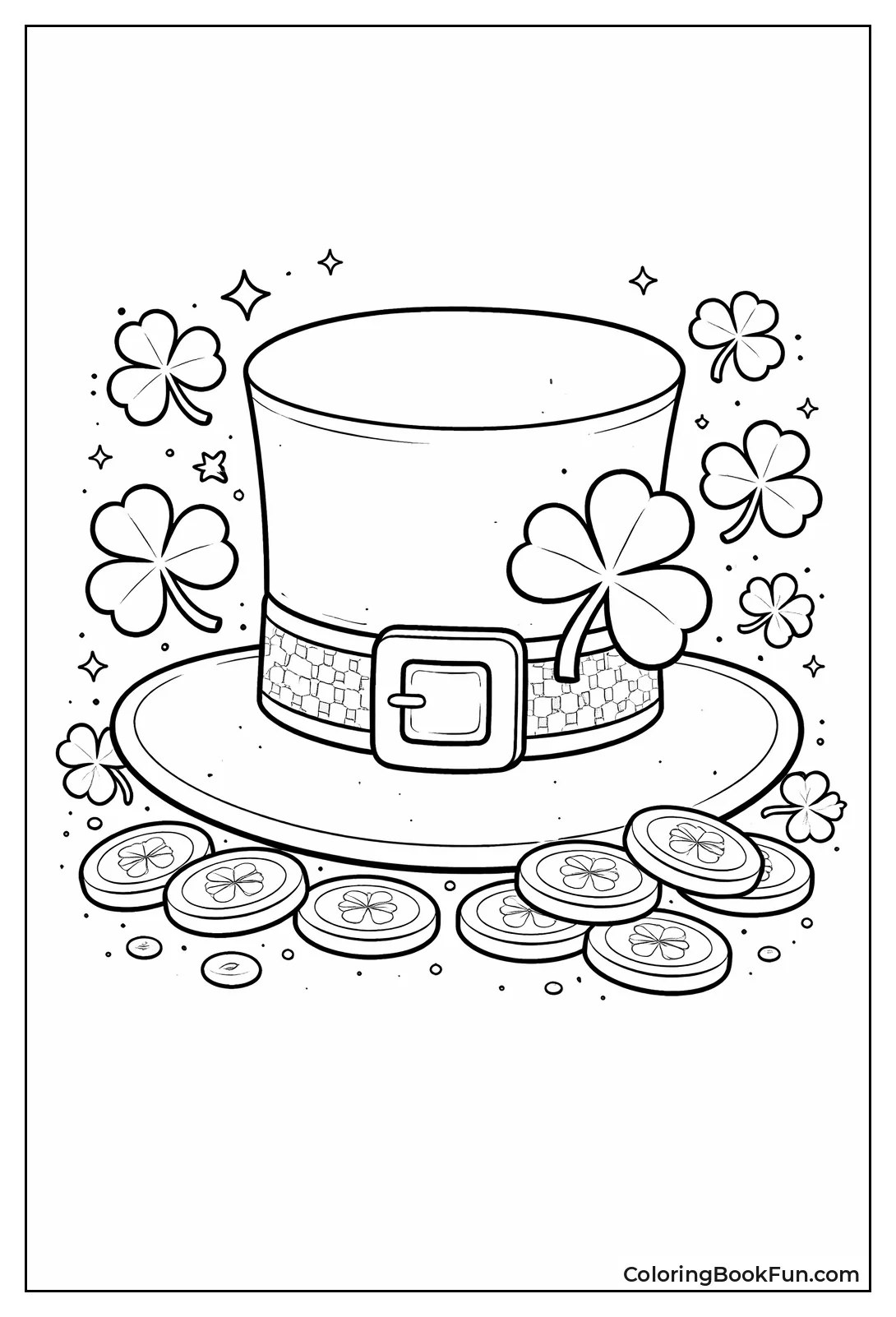 Leprechaun Hat with Buckle