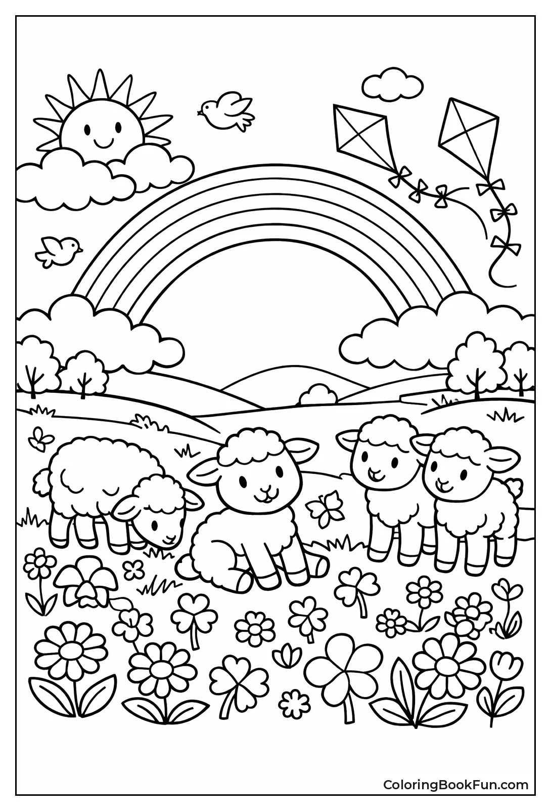 Rainbow over Lamb Meadow