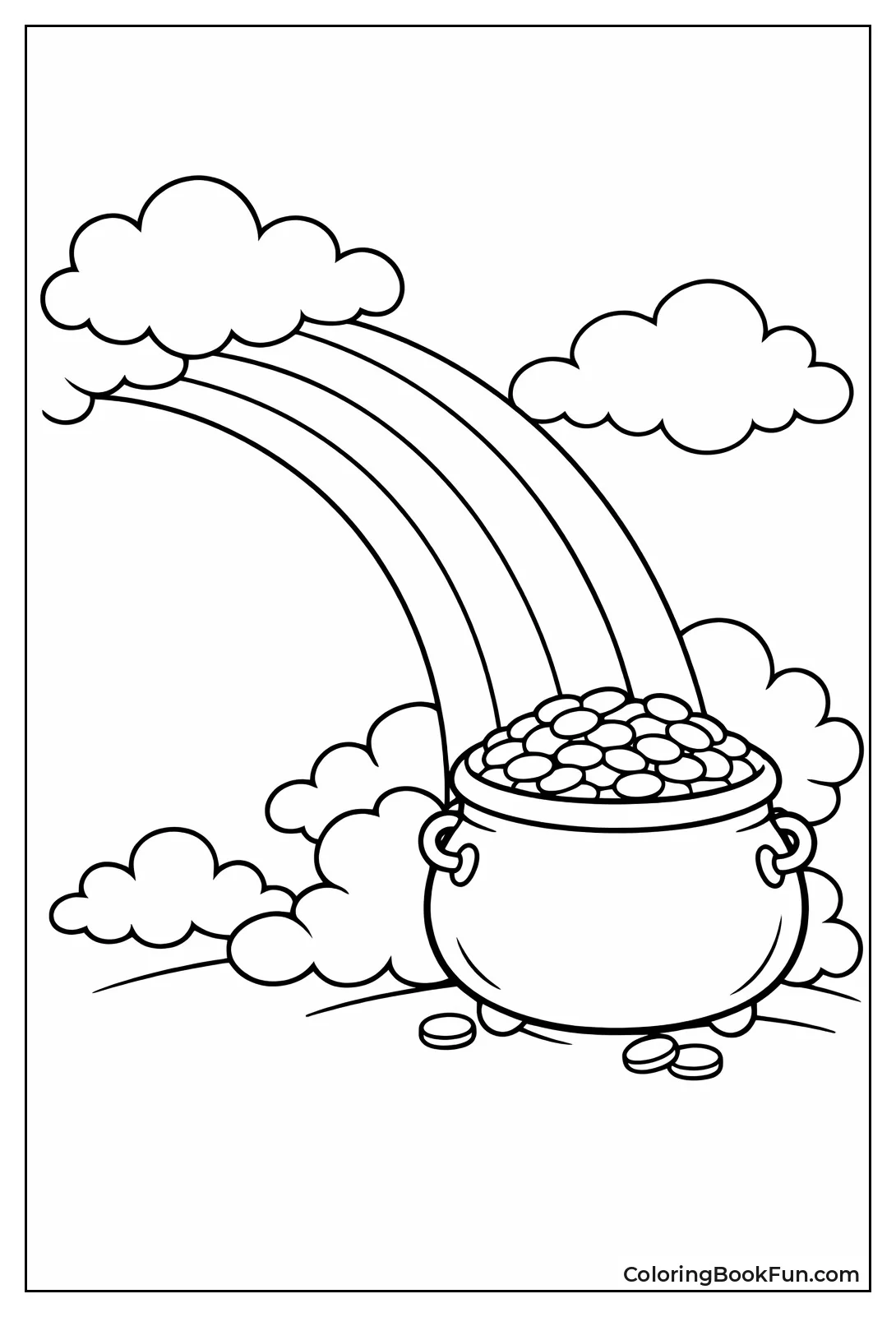 Rainbow Ends at Gold Pot