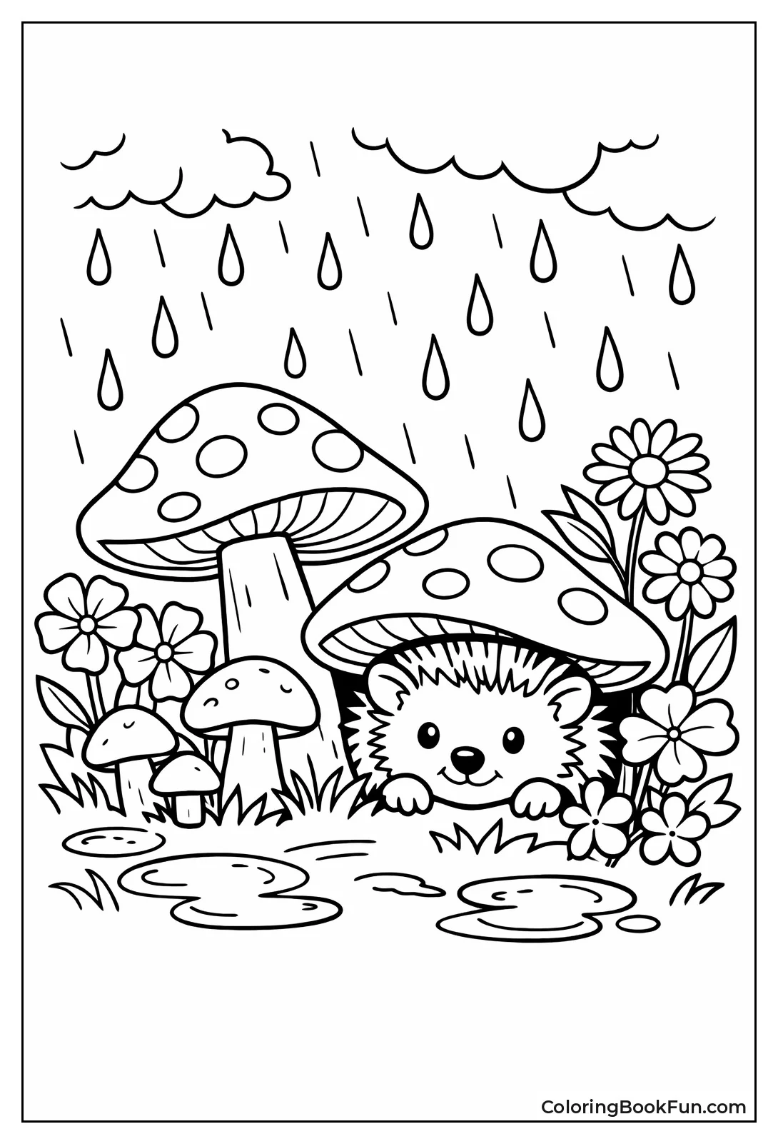 Mushrooms Grow in Rain