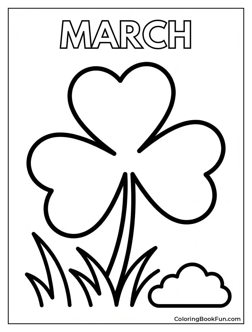 Simple Shamrock for Kids