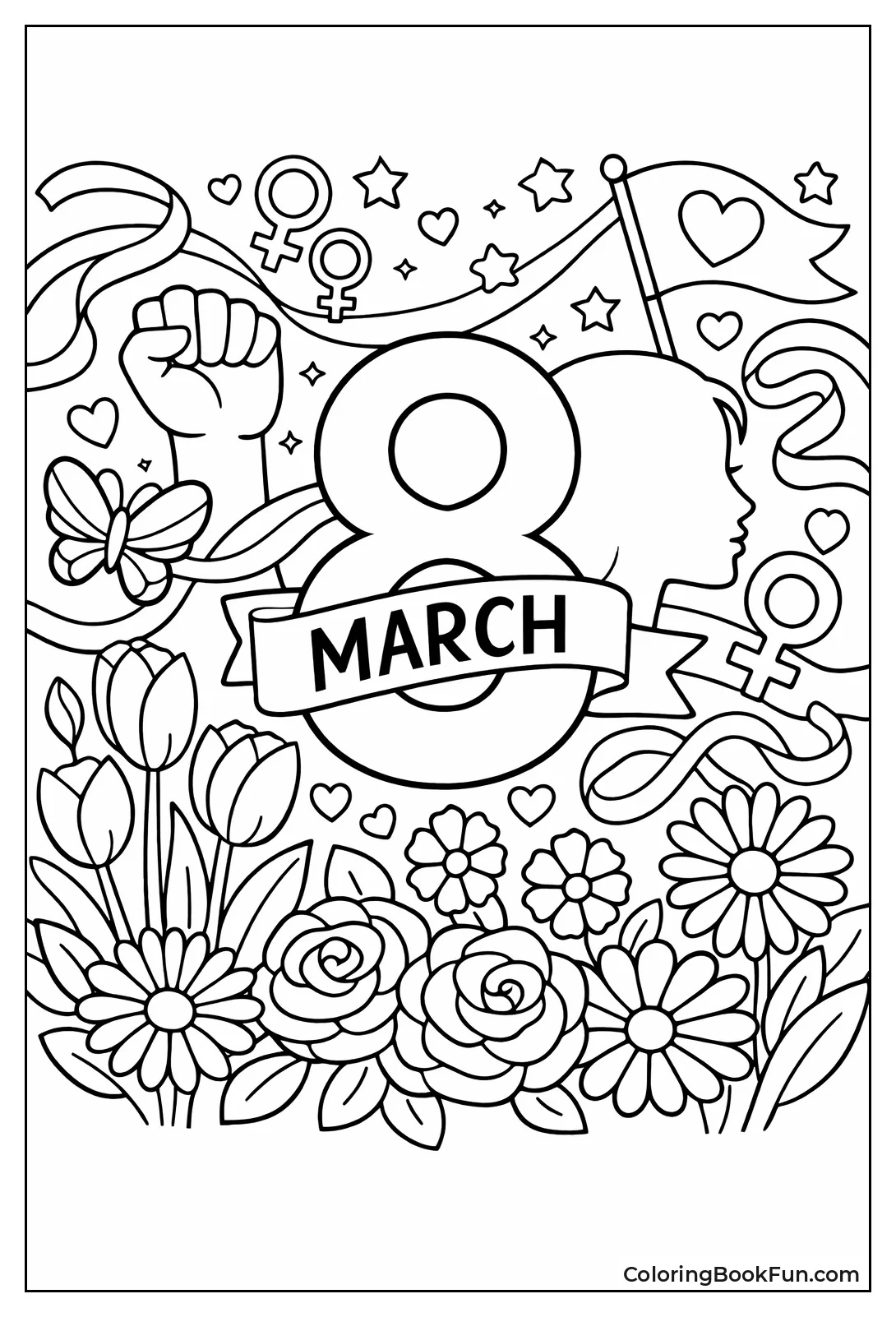 Flowers Celebrate Womens Day