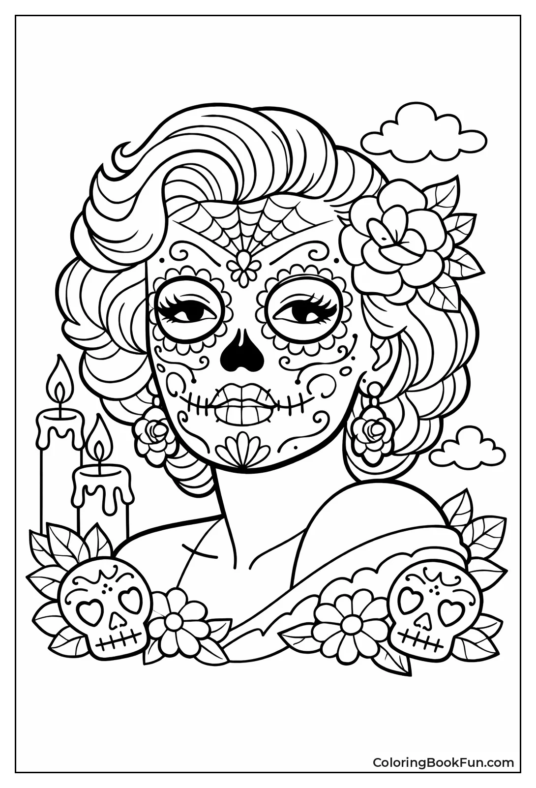 Marilyn Monroe Sugar Skull