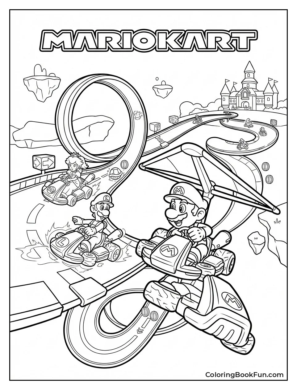 Racers Gliding on Anti-Gravity Tracks