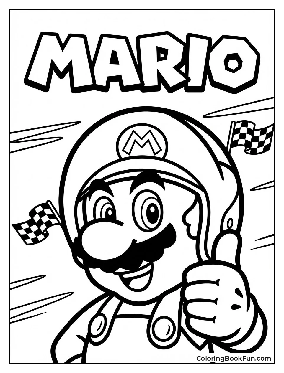 Mario Smiles with Thumbs Up