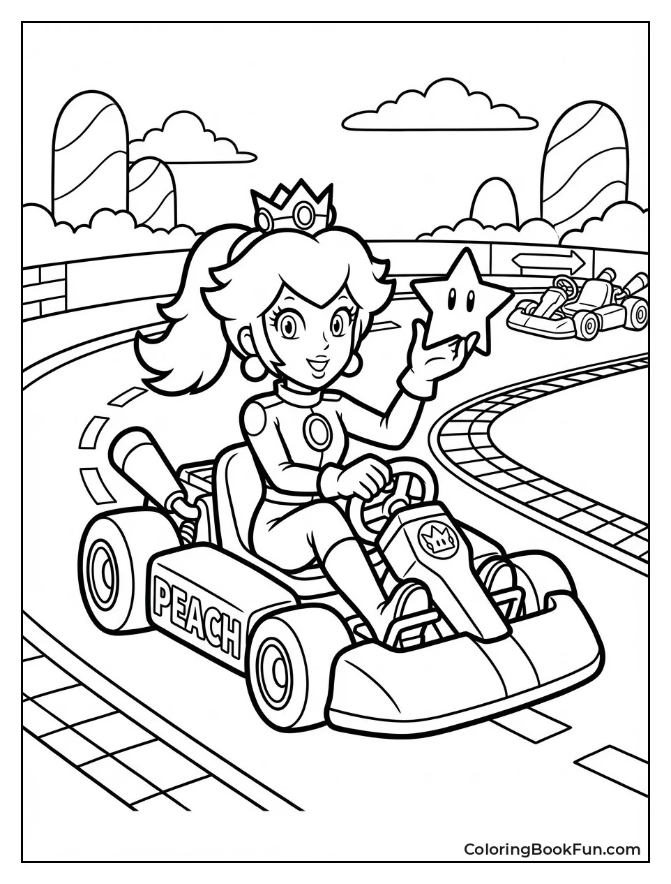 Princess Peach Holding Power-Up