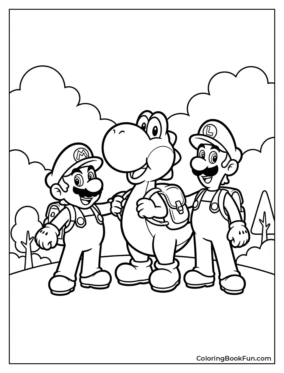 Mario Luigi Yoshi Buddies