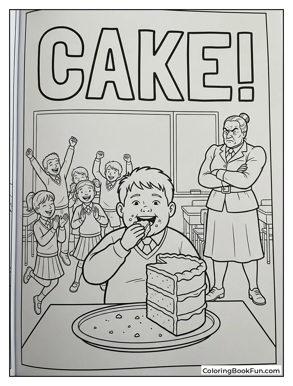 Bruce Finishes Giant Chocolate Cake