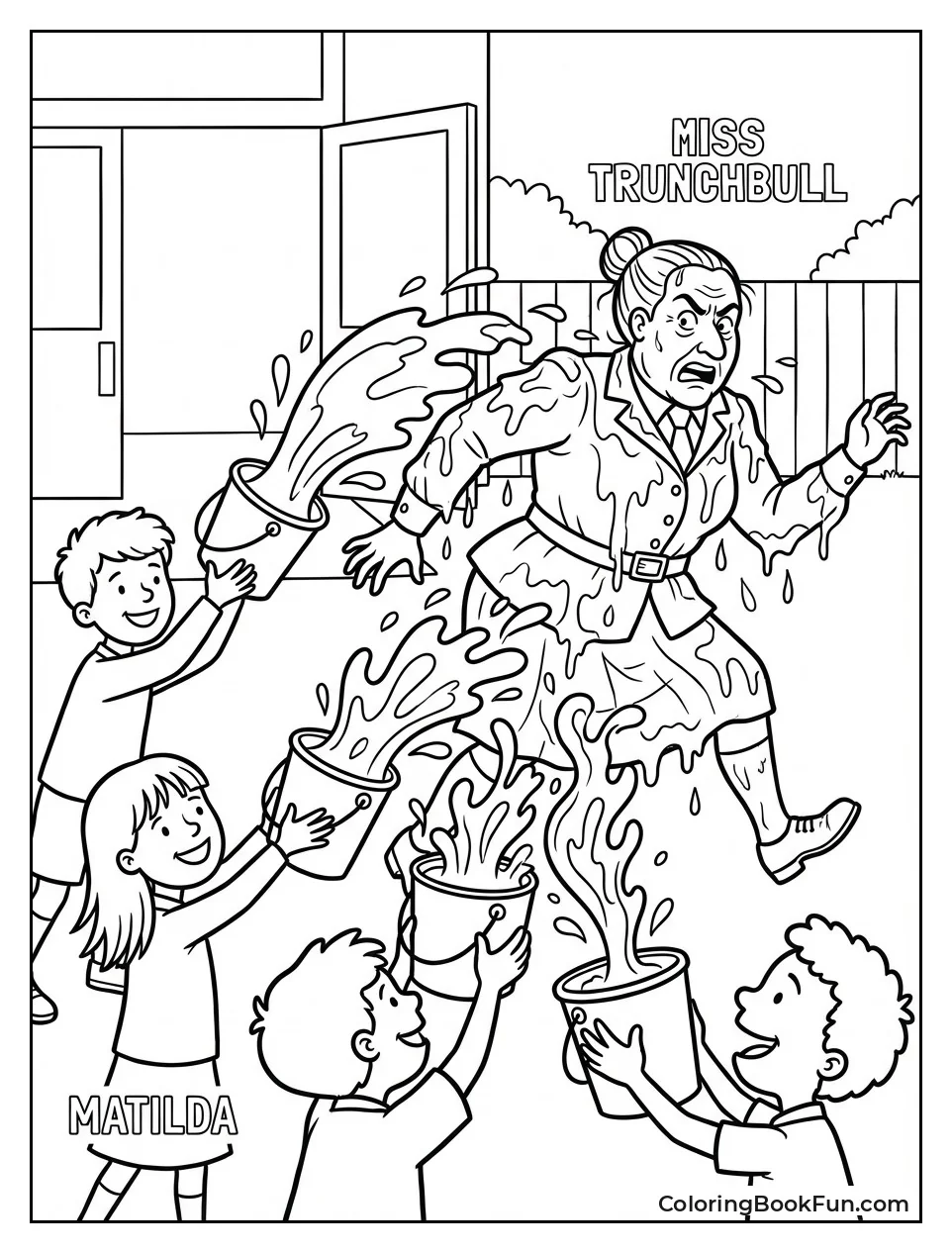 Kids Pour Water on Trunchbull