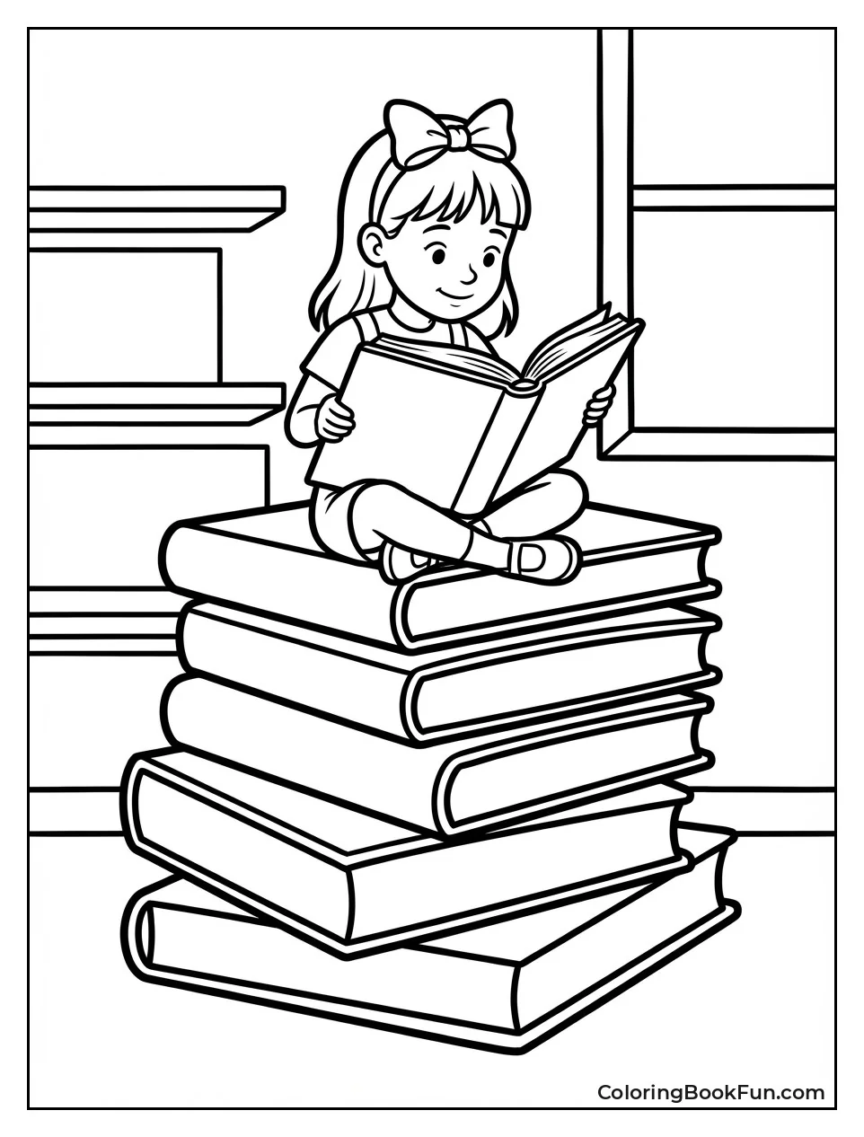 Matilda Reads on Giant Books