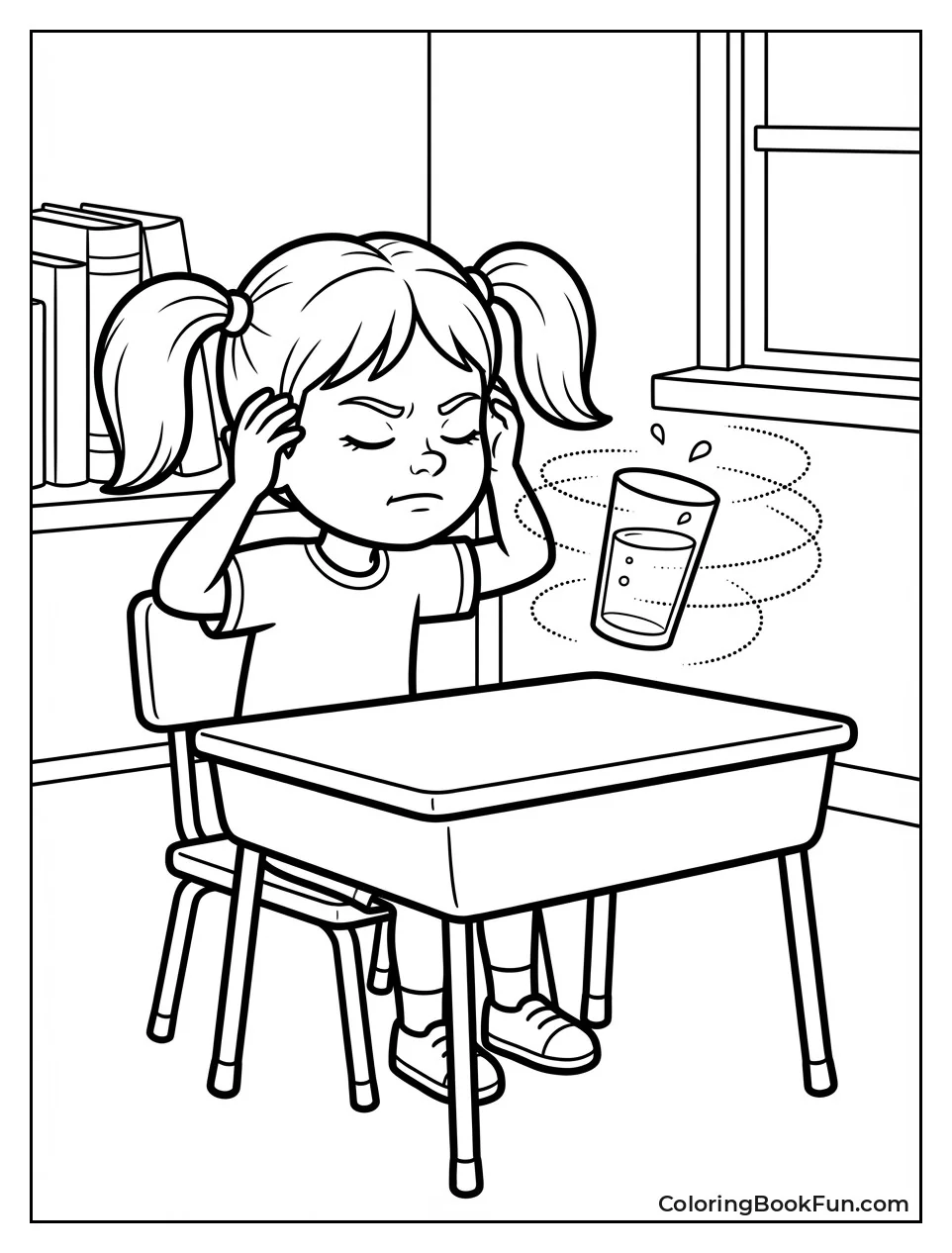 Matilda Lifts Glass with Mind