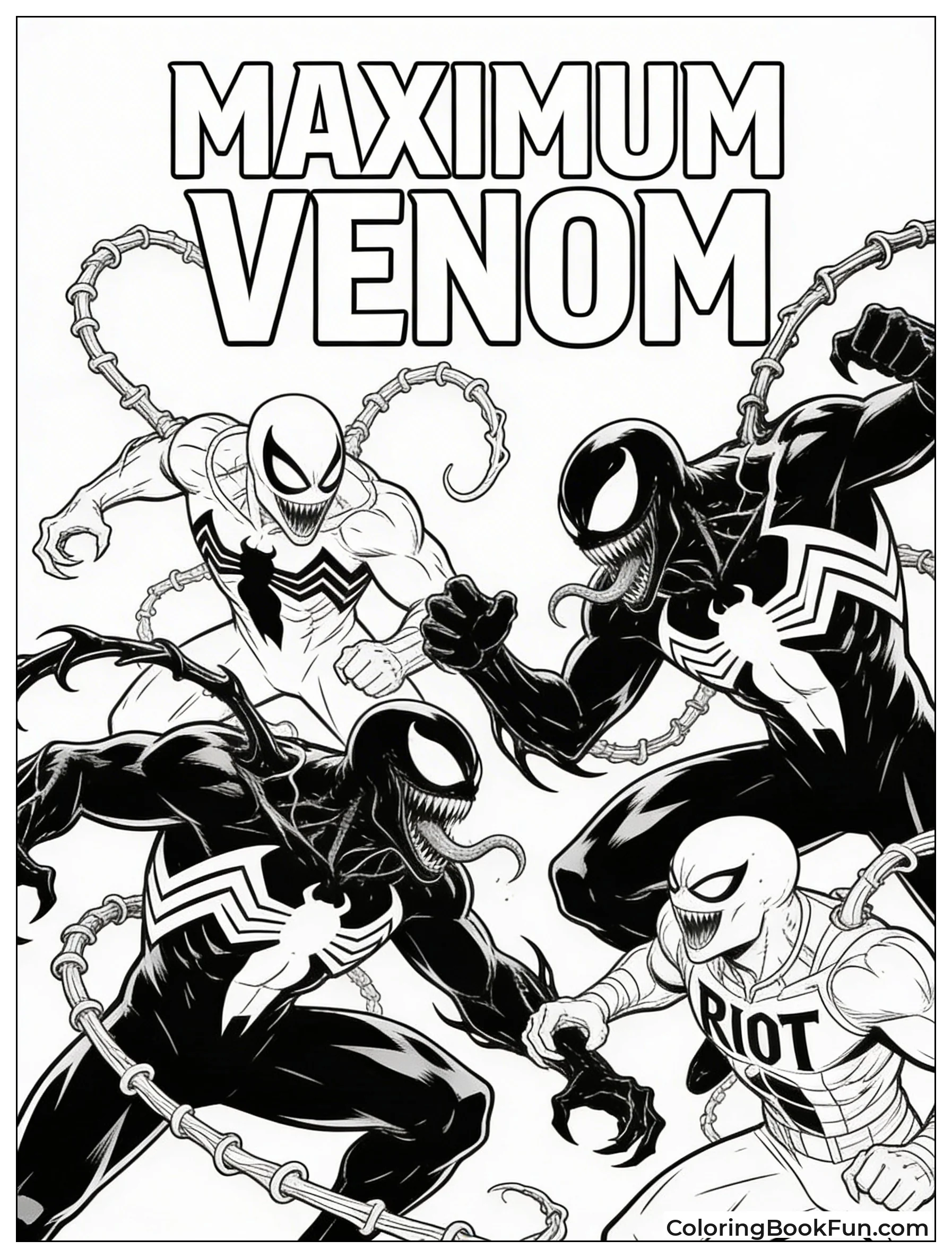 Multiple Symbiotes Fight Together
