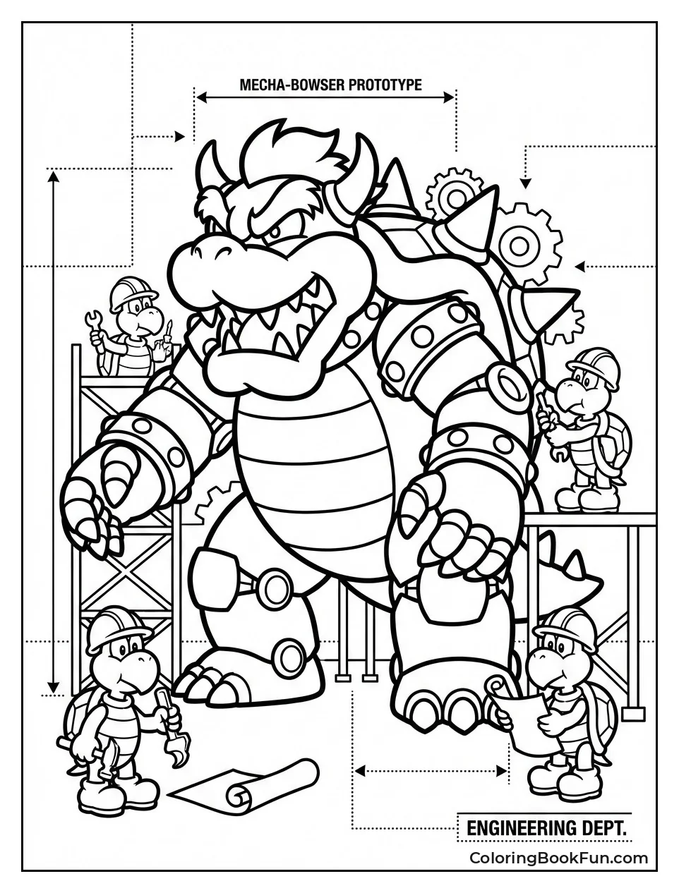 Koopas Build Mecha Bowser